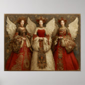 Festive Angels Poster (Voorkant)
