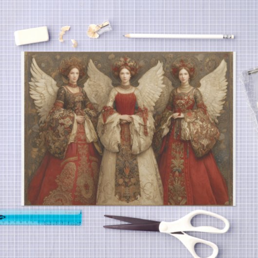 Festive Angels Tissuepapier (Craft)