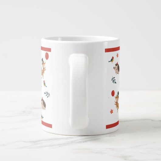 Festive animals  grote koffiekop (Achterkant)