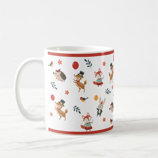Festive animals koffiemok (Links)