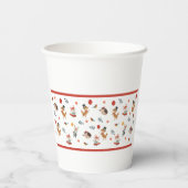 Festive animals  papieren bekers (Achterkant)