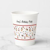 Festive animals  papieren bekers (Voorkant)