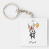 Festive animals - Rabbit Sleutelhanger (voorkant)