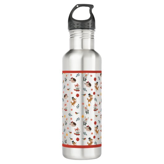 Festive animals waterfles (Voorkant)