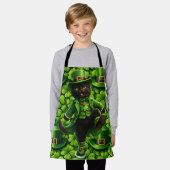Festive apron schort (Gedragen)