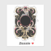 Festive Art Deco aanpasbaar Sticker (Vel)