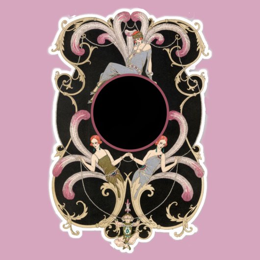 Festive Art Deco aanpasbaar Sticker