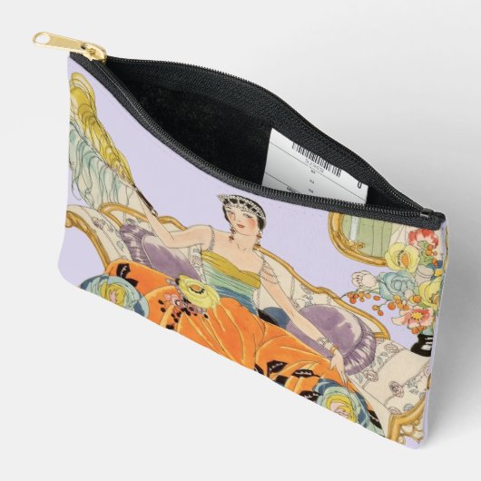 Festive Art Deco Lady Etui (Open)