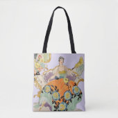 Festive Art Deco Lady Tote Bag (Voorkant)