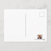 Festive art deco retro vintage kerst dames feestdagenkaart (Achterkant)