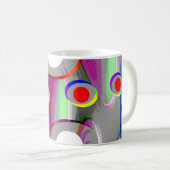 Festive art koffiemok (Voorkant rechts)