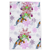 Festive Axlotl Medium Cadeauzakje (Voorkant)