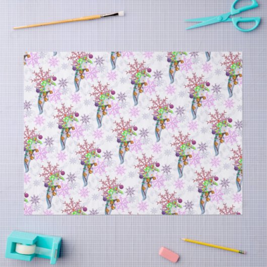 Festive Axlotl Tissuepapier (Craft)