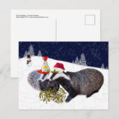 Festive Badgers Briefkaart (Voorkant / Achterkant)