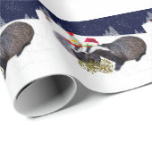 Festive Badgers wrappen papier (Rol Hoek)