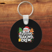 Festive Baking Crew Soft Palette Holiday Family Ch Sleutelhanger (Voorkant)