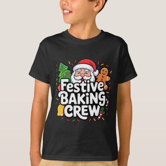 Festive Baking Crew Soft Palette Holiday Family Ch T-shirt (Voorkant)