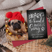 Festive Barks | Dog Pet-foto Folie Feestdagenkaart