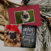 Festive Barks | Dog Pet-foto Folie Feestdagenkaart