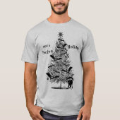 Festive Bat Kerstmis T-shirt (Voorkant)