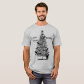 Festive Bat Kerstmis T-shirt (Voorkant volledig)