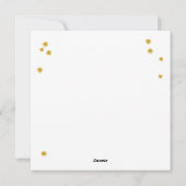 Festive Beluga Whale Illustration Kerstmis Feestdagenkaart (Achterkant)