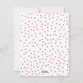 Festive Berries Hand Lettered Prettige feestdagen  Feestdagenkaart (Achterkant)