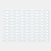 Festive Blue & Yellow Tropical Fish gecoördineerd Inpakpapier Vel (Voorkant 2)