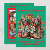 Festive Boots Feestdagenkaart (Voorkant / Achterkant)