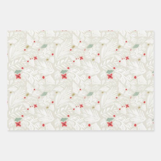 Festive Botanical Inpakpapier Vel (Voorkant 2)