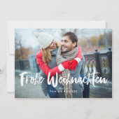 Festive Bows Frohe Weihnachten Feestdagenkaart (Voorkant)