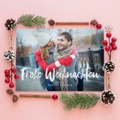 Festive Bows Frohe Weihnachten Feestdagenkaart