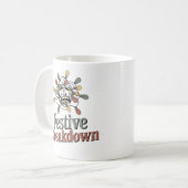 Festive Breakdown | Tangled Lights Holiday Humor   Koffiemok (Voorkant links)