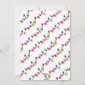 Festive Bright Colorful Christmas Lights Photo Feestdagenkaart (Achterkant)