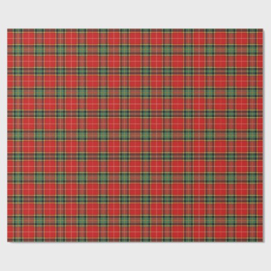 Festive Bright Tartan Cadeaupapier (Vlak)