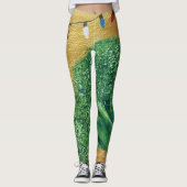 Festive Broccoli Leggings (Voorkant)