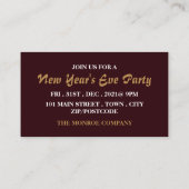 Festive-bubbels, nieuwjaarskaartje informatiekaartje (Achterkant)