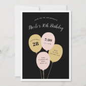 Festive Bunch | Uitnodiging van de partij Birthday (Voorkant)