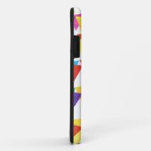 Festive Bunting, gekleurde vlaggen, witte achtergr Case-Mate iPhone Case (Achterkant/rechts)