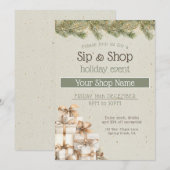 Festive business Holiday Event marketing Kaart (Voorkant / Achterkant)