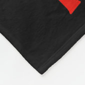 Festive But Feral Funny Christmas Raccoon Riding R Fleece Deken (Hoek)