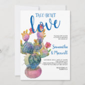 Festive Cactus Couples Shower Fiesta Kaart (Voorkant)