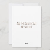 Festive Cactus Waterverf Holiday Kaart (Achterkant)