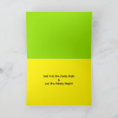 Festive Candles Fiesta Happy Birthday Kaart (Binnen)