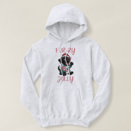 "Festive Canine Joy" Hoodie