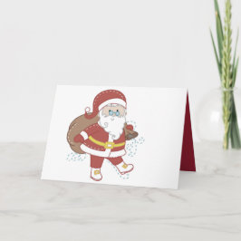 Festive Cartoon Feestdagen Kaart