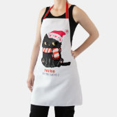 Festive Cat Apron  Schort (Insitu)