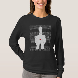 Festive Cat Butt Ugly Kerstfeestdag T-shirt