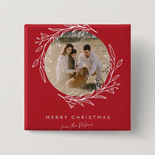 Festive Cheer Pin! ✨ Custom Christmas Button Badge (Voorkant)