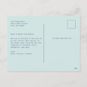 Festive Cheerful Colorful Photo Holiday Briefkaart (Achterkant)